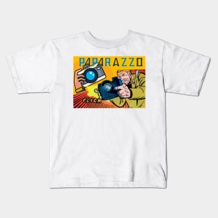 Paparazzo photographer of the stars Kids T-Shirt